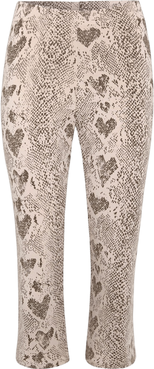Heart Snake Capri Pant - Natural