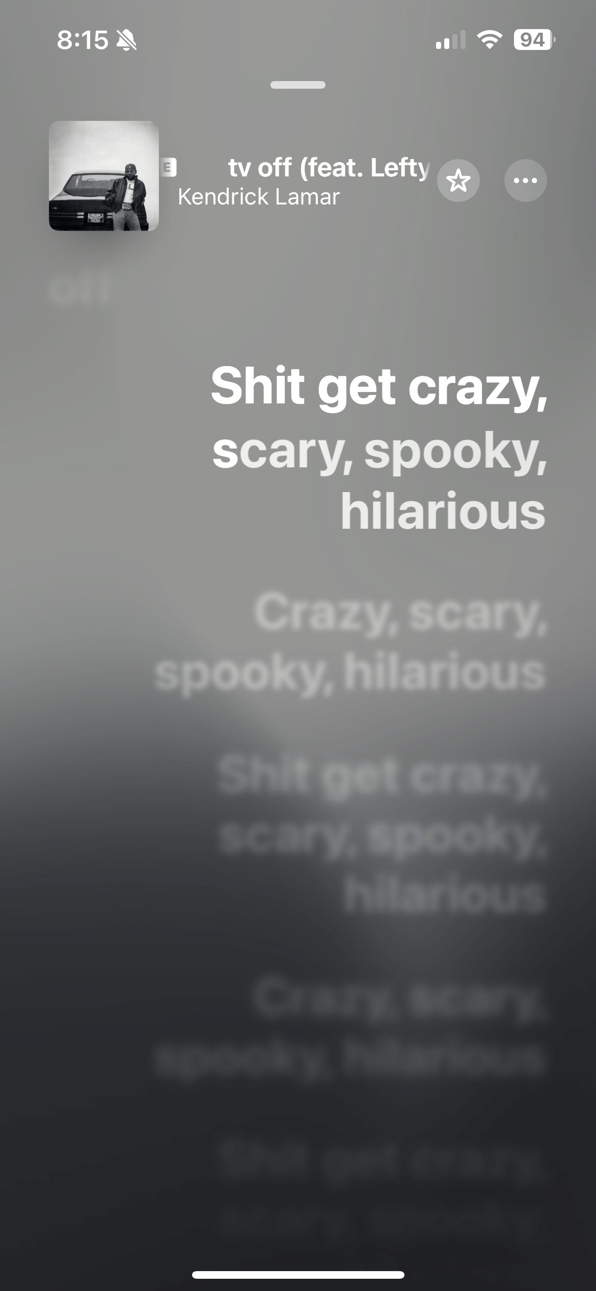 Watch a very scary movie