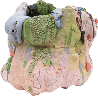 Brian Rochefort’s ceramic sculptures