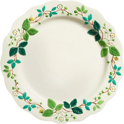 Embossed Flower Dinner Plates