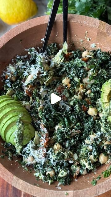 Tuscan White Bean Kale Salad Recipe