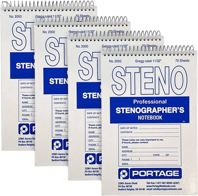 Steno Notebook