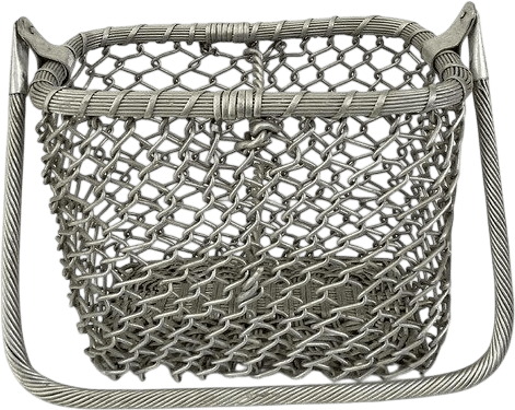 Vintage Industrial Wire Mesh Utility Caddy