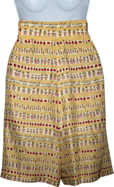 Silk Garden-Themed Shorts