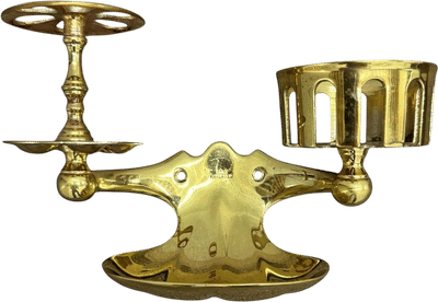 19th Century Brass Wall-Mounted Soap Dish