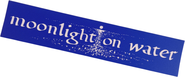 Moonlight on Water Bumper Sticker