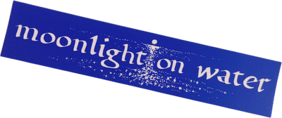 Moonlight on Water Bumper Sticker