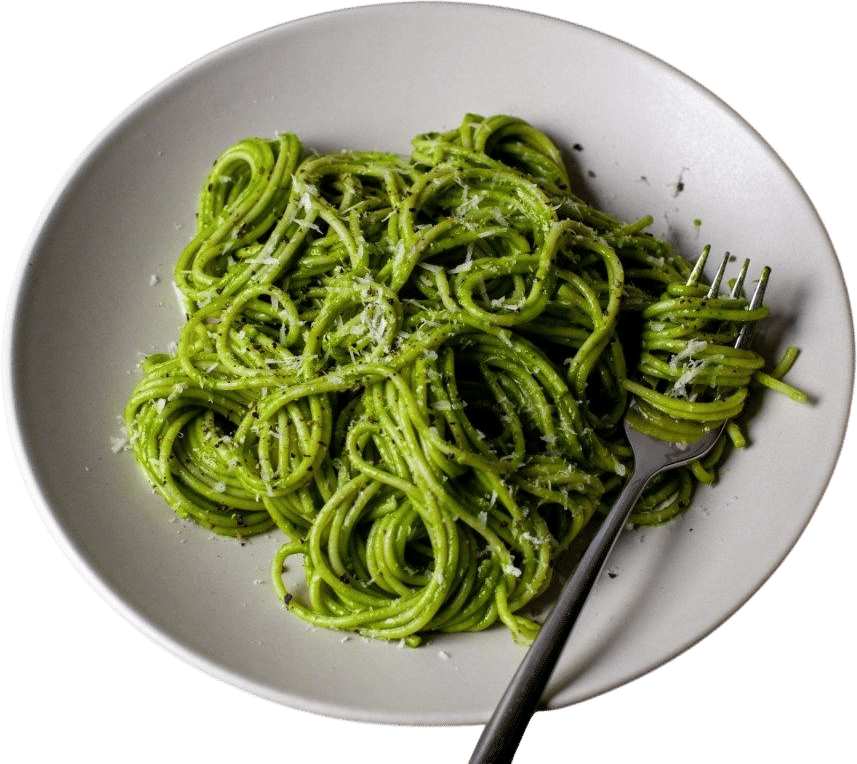 Green angel hair from Smitten Kitchen (the GOAT)
