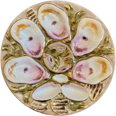 Carl Tielsch Porcelain Oyster Plate