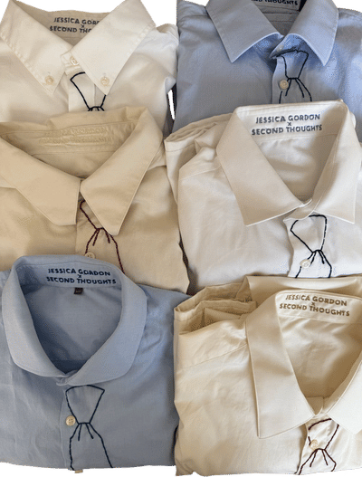 JG x ST Embroidered Cropped Button Down