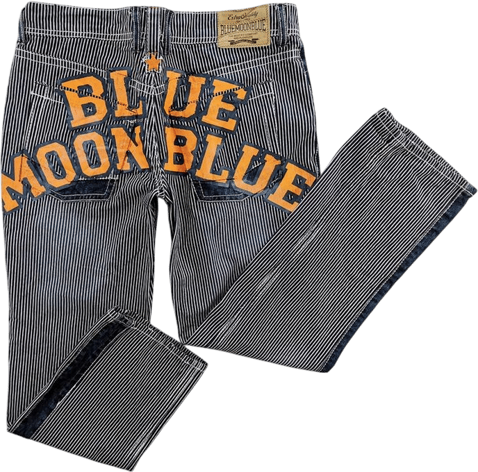 Blue Moon Jeans Distressed Vintage Size 29 Blue Moon Hickory Denim Pants Size 35/36x30.5 - Etsy