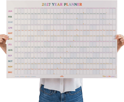 Large Year Wall Planner