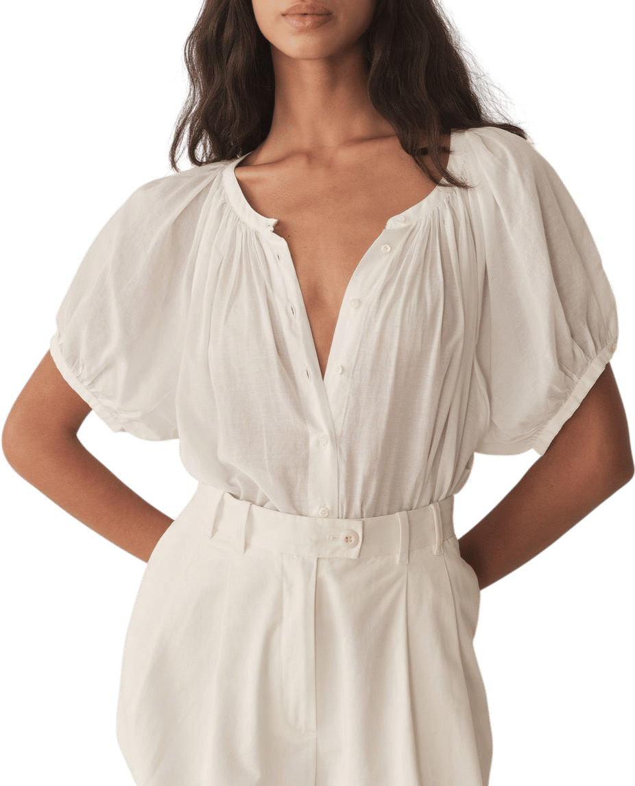 Flowy button up