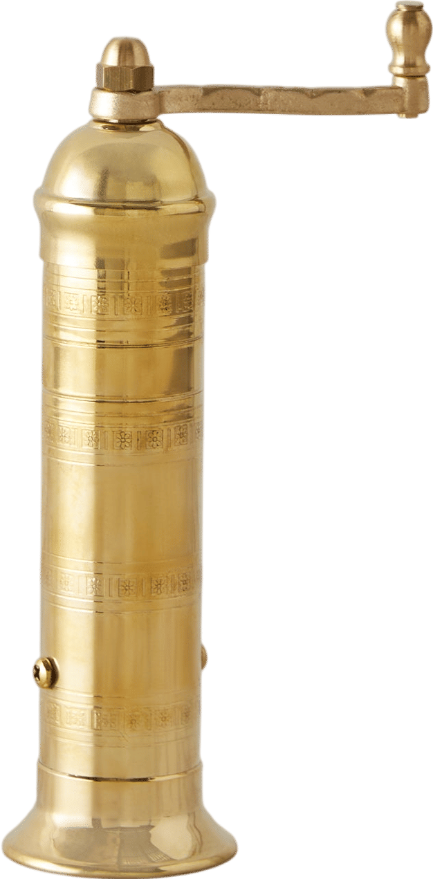 Atlas Brass Pepper Mill