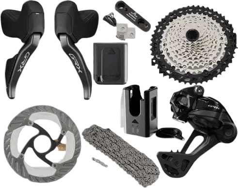 Shimano GRX Di2 wireless 12-speed groupset