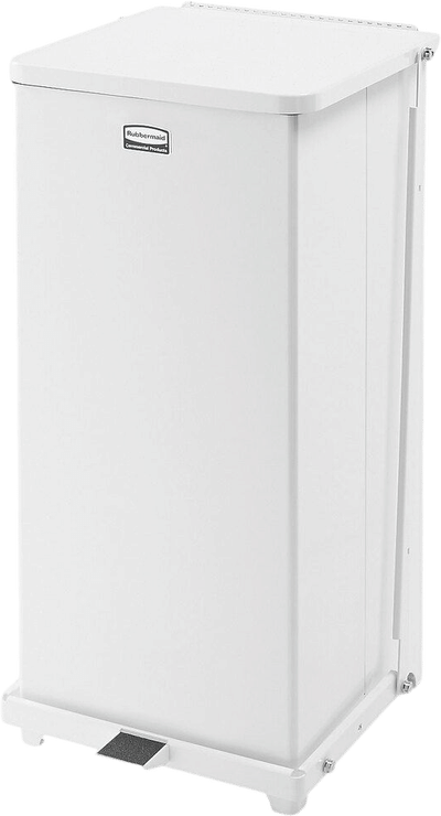 Silent Defender 13-Gallon Step Trash Can