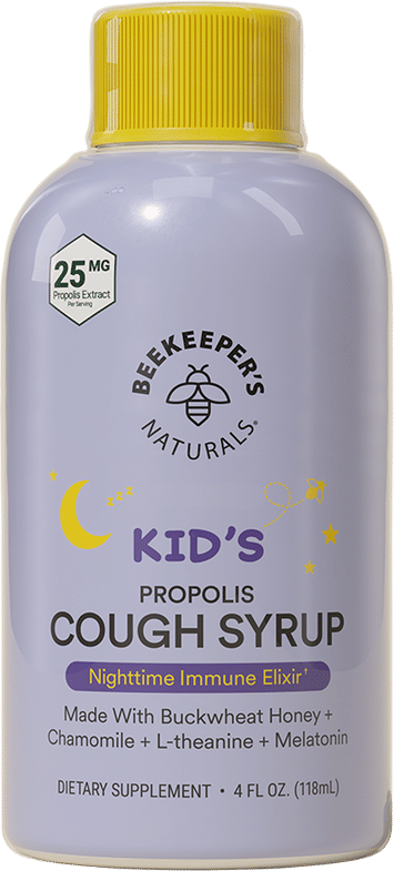 Beekeeper's Naturals Kids Propolis Cough Syrup Nighttime | Grove Collaborative