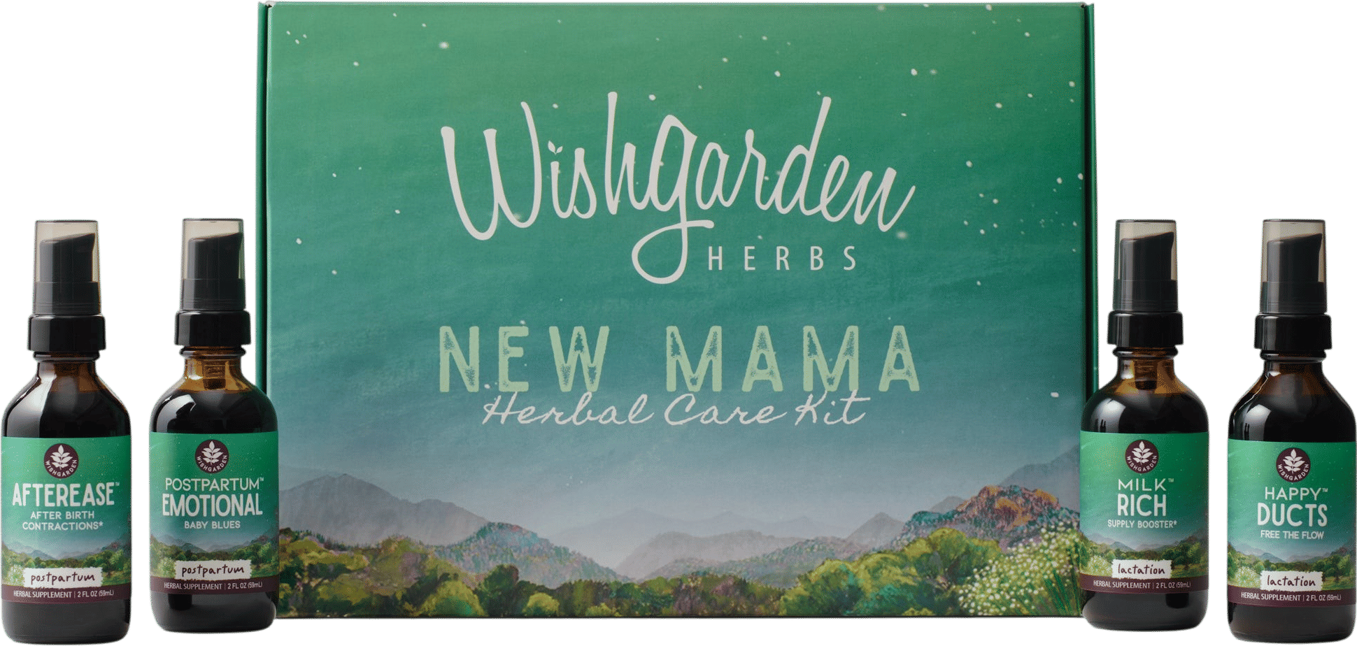 Wish Garden Herbs New Mama Herbal Care Kit