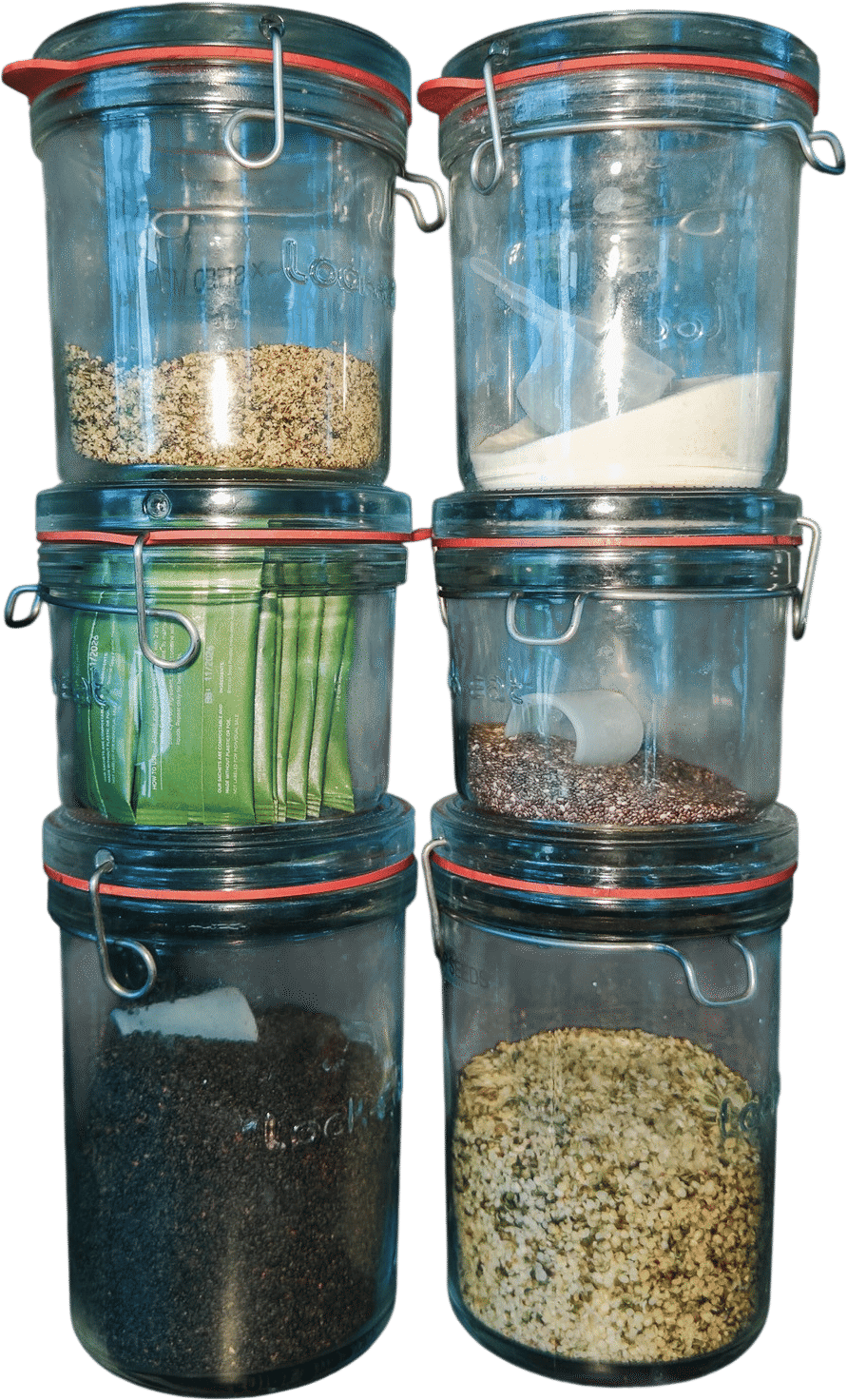 Lockeat storage jars from Italy by the CASE