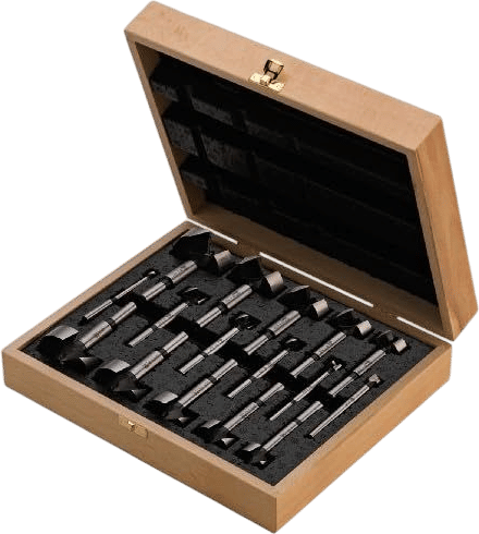 Fisch FSA-196037 16-Piece Wave Cutter Forstner Bit Set