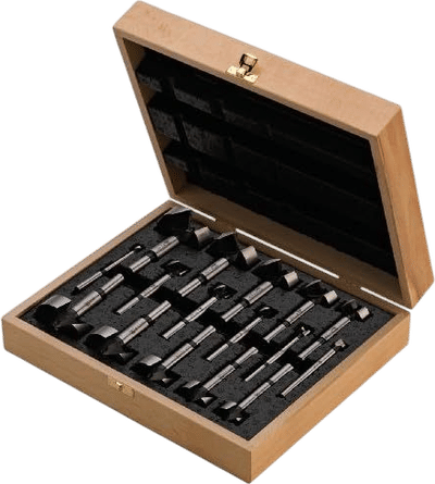Fisch FSA-196037 16-Piece Wave Cutter Forstner Bit Set
