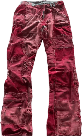 Jeans Non Signé / Unsigned Red size 30 US in Denim - Jeans - 59081913