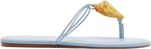 Shell Flat Sandal