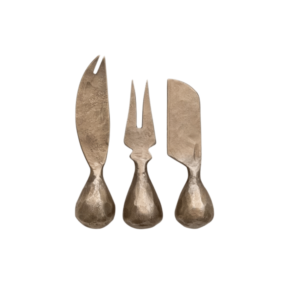 Hand Forged Iron Cheese Knives by Luxe B Co