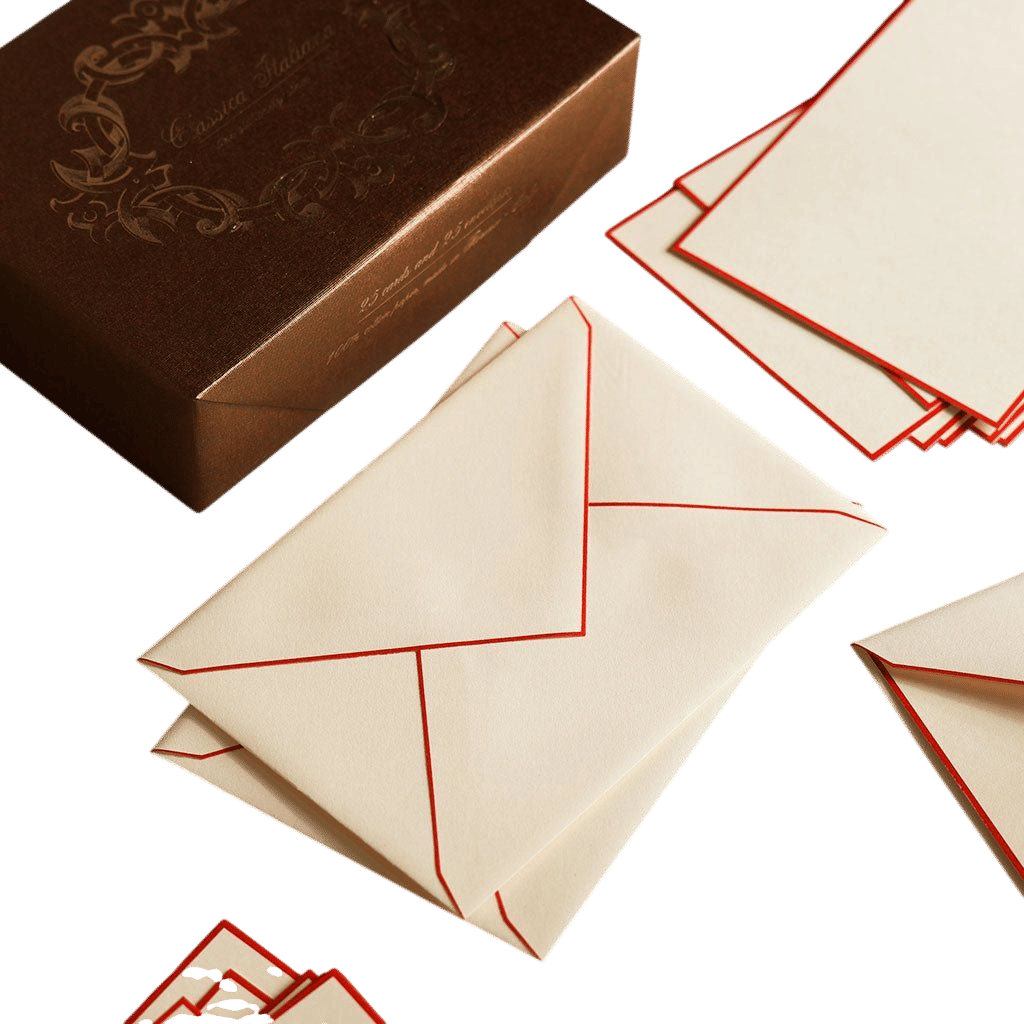Rossi Classica Italiana Red Stripe Stationery Set (25)