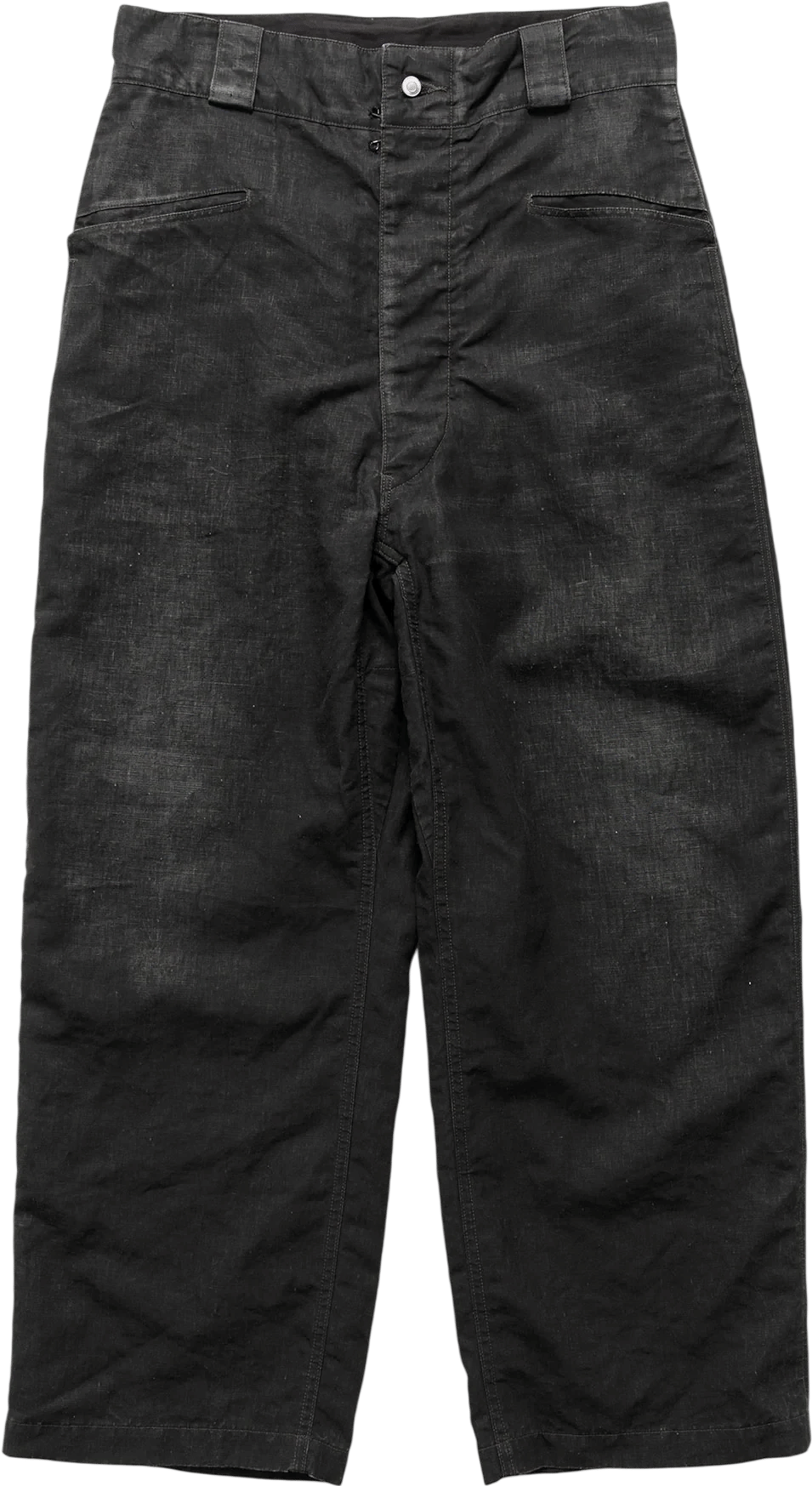Black Linen Trousers