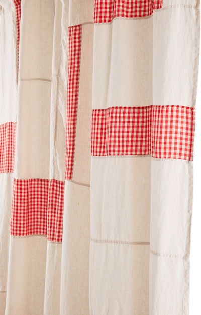 End Bits Linen Shower Curtain