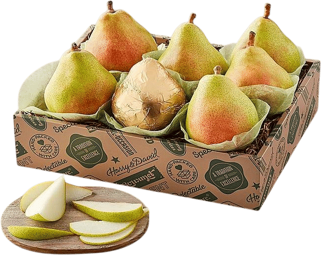Giving and receiving a fruit basket