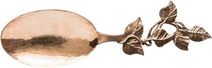 Osanna Visconti Foglie Risotto Serving Spoon in Bronze