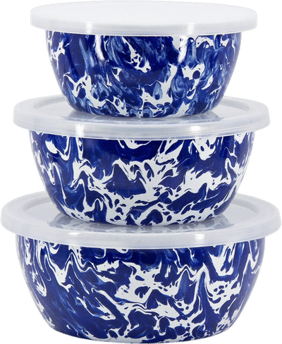 Cobalt Swirl Nesting Bowls