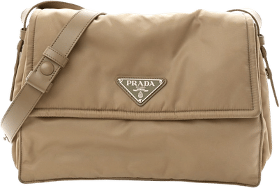Prada Re-Nylon Vitello Padded Large Flap Shoulder Bag