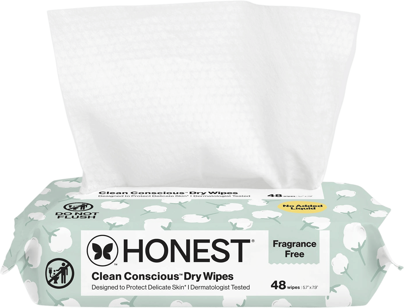 Dry wipes that you make wet