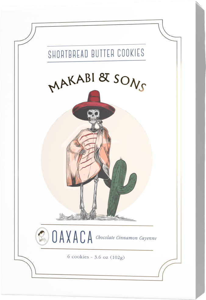 Oaxaca Chocolate Cinnamon Cayenne Shortbread Cookies