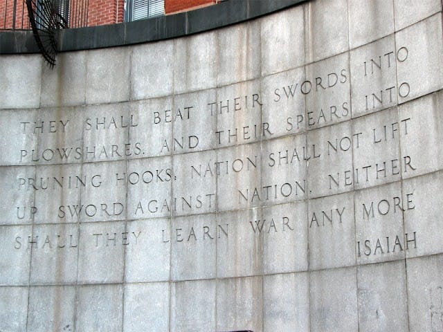 The Isaiah Wall—Ralph Bunche Park, NY, 1948