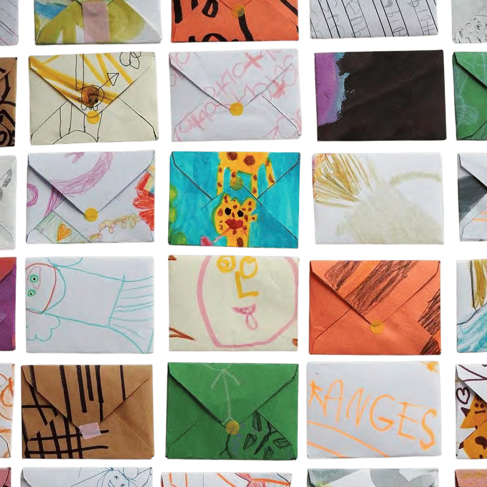 Kid Art Envelopes Tutorial