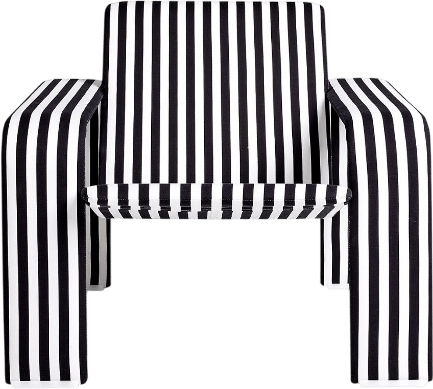 Vuokko Oy Armchair 004 Black-White