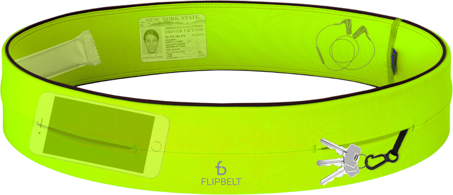 a running belt for your phone and keys (Flip Belt)
