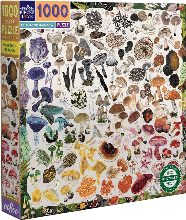 Mushroom Rainbow Jigsaw Puzzle