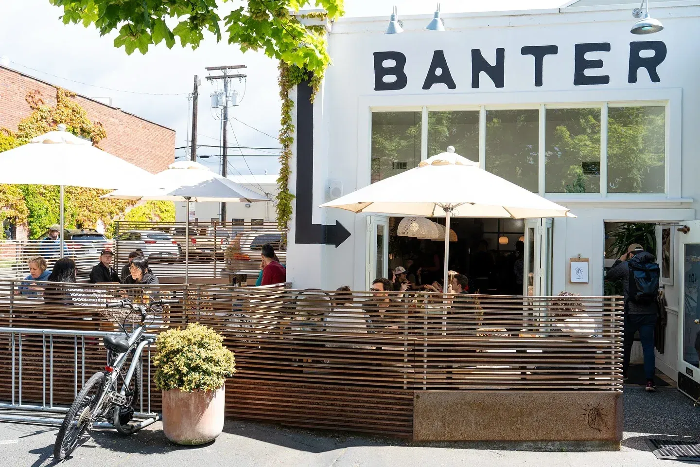 Breakfast burrito at Banter