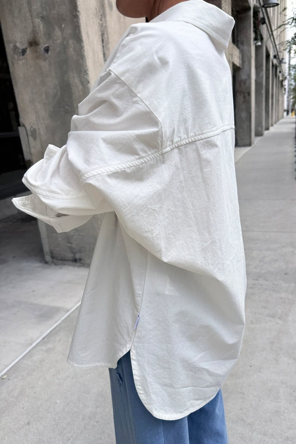 Le Bon Shoppe Light Weight Owen Shirt - White