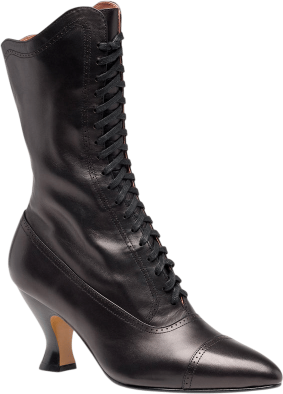 American Duchess Edith Edwardian Boots (Black)