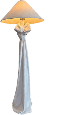 John Dickinson Plaster Floor Lamp