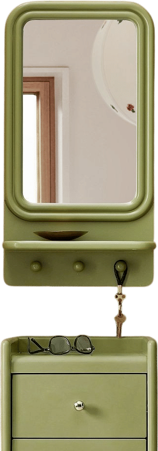 Emma Chamberlain Lacquer Entryway Mirror