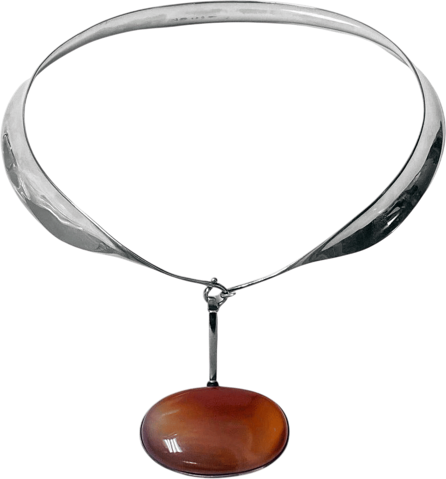 1970s georg jensen pendant choker