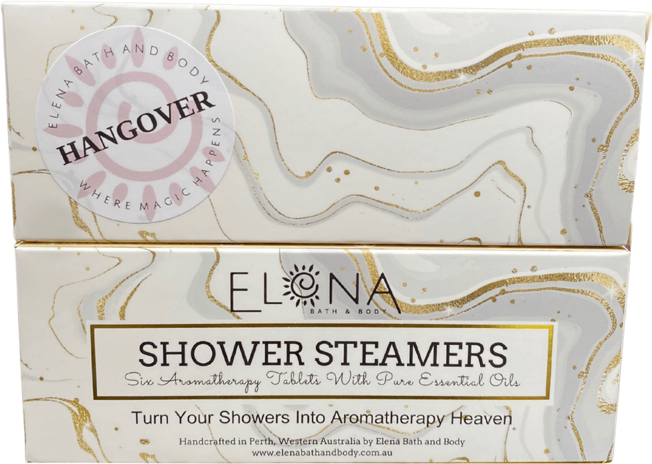 Elena Bath and Body Hangover Shower Steamers (Pack of 6)