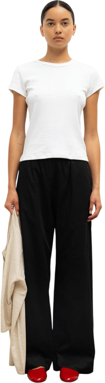 LESET Yoko Pocket Pant in Black